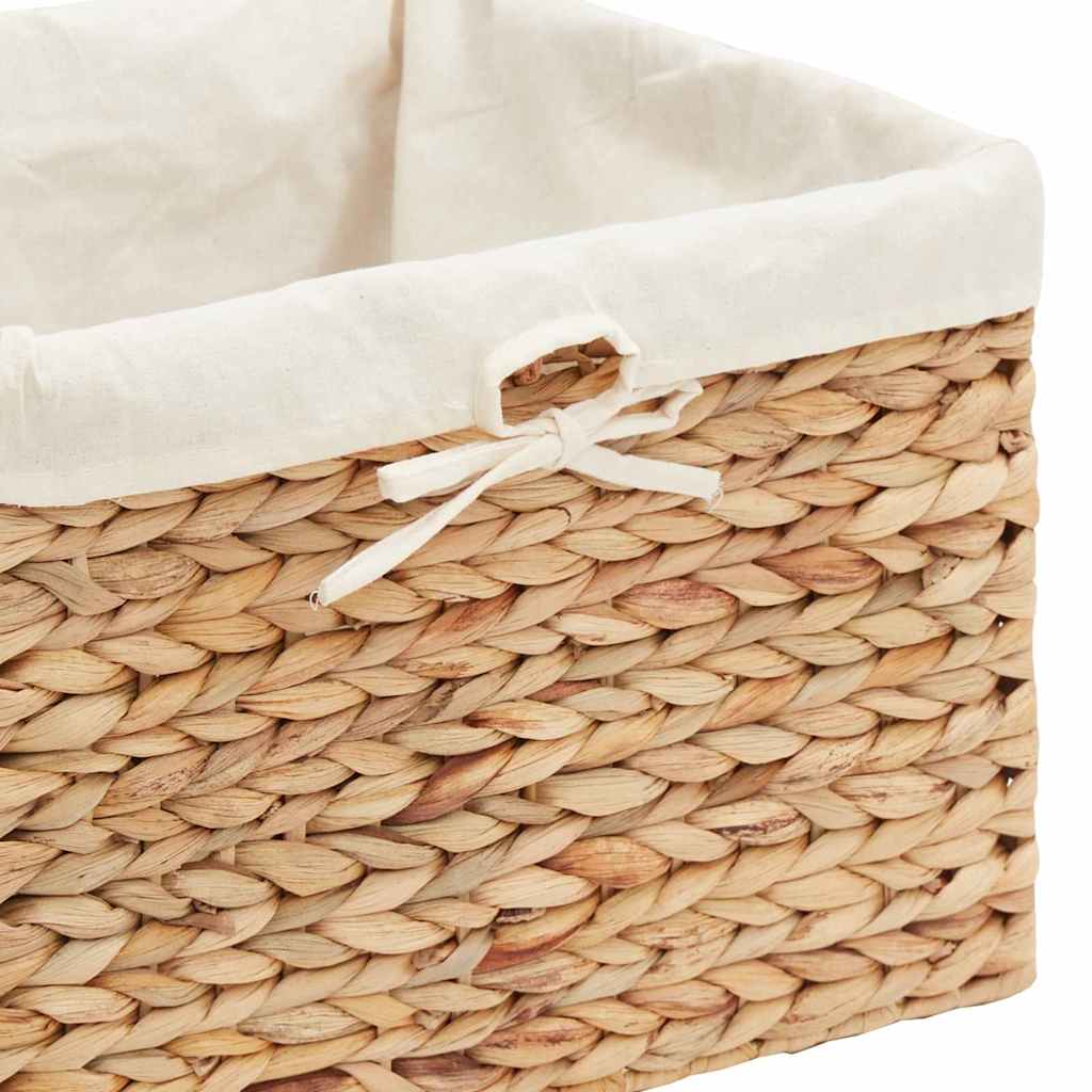 vidaXL Storage Baskets 3 pcs Natural Water hyacinth