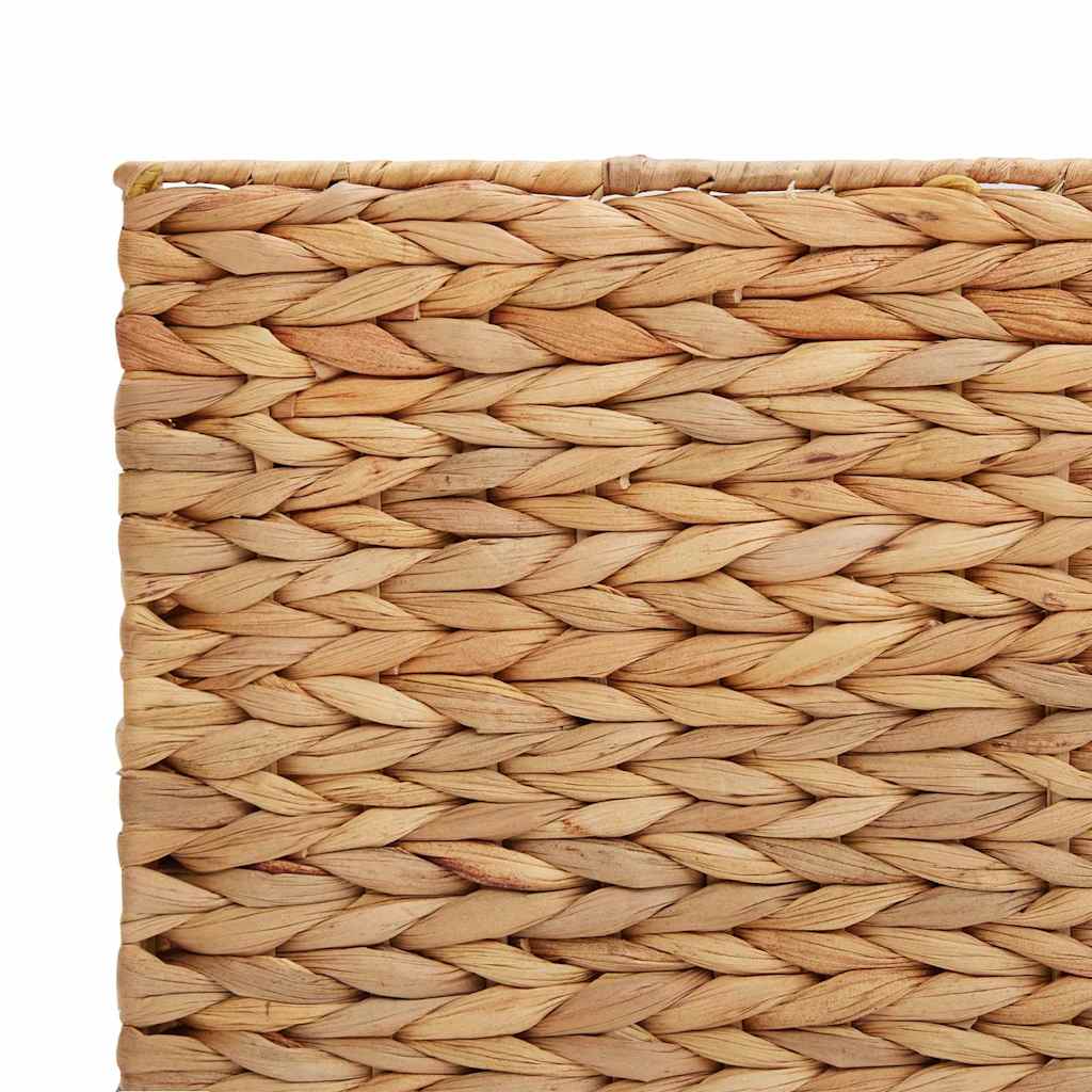 vidaXL Magazine Baskets 2 pcs Natural 39 x 14 x 25 cm Water hyacinth