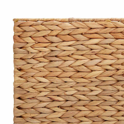 vidaXL Magazine Baskets 2 pcs Natural 39 x 14 x 25 cm Water hyacinth