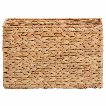 vidaXL Magazine Baskets 2 pcs Natural 39 x 14 x 25 cm Water hyacinth