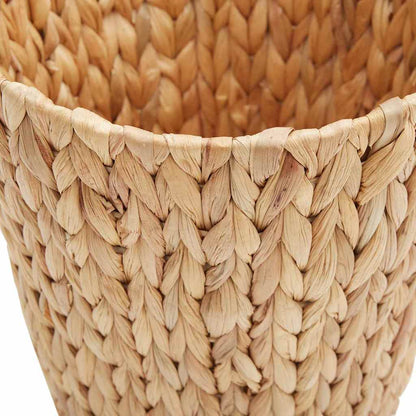 vidaXL Waste Paper Bins 2 pcs Natural 26 x 26 x 29 cm Water hyacinth