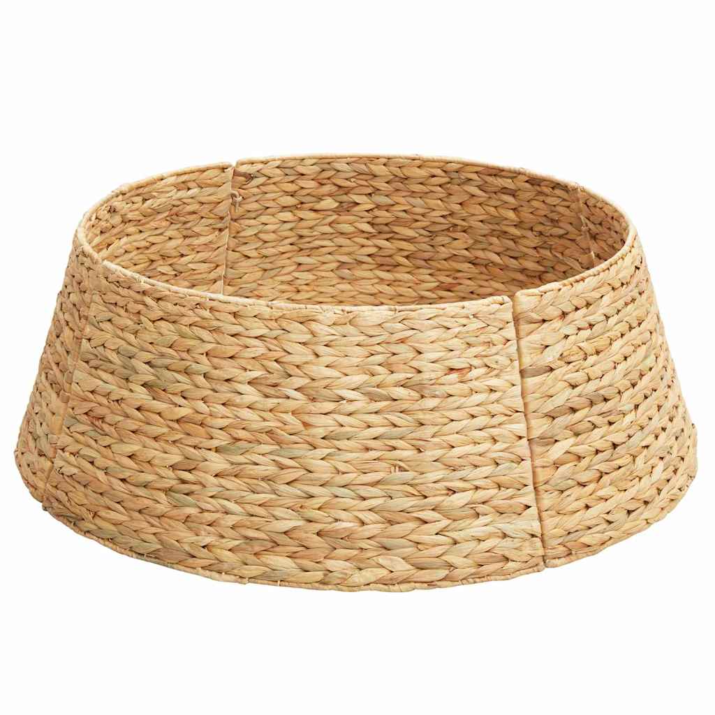 vidaXL Christmas Tree Collar Round Brown 60 x 60 x 22 cm