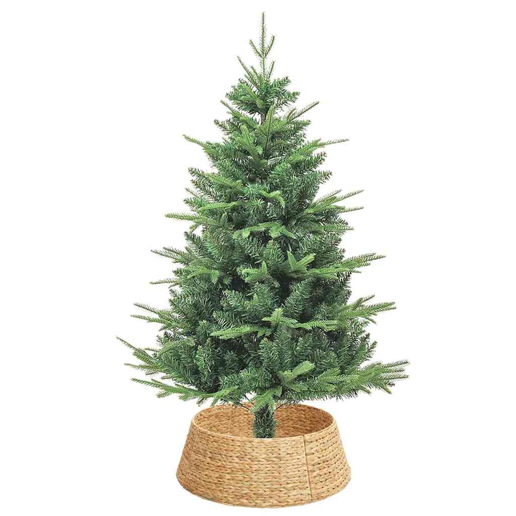 vidaXL Christmas Tree Collar Round Brown 75 x 75 x 25 cm