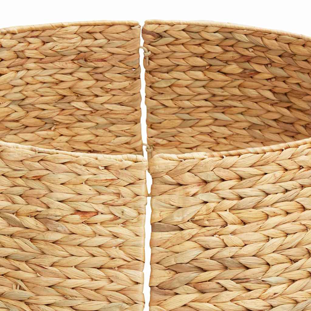 vidaXL Christmas Tree Collar Round Brown 90 x 90 x 28 cm