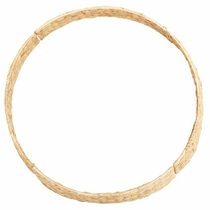 vidaXL Christmas Tree Collar Round Brown 90 x 90 x 28 cm