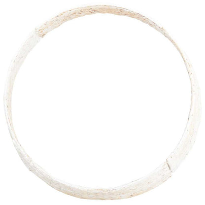 vidaXL Christmas Tree Collar Round White 60 x 60 x 22 cm