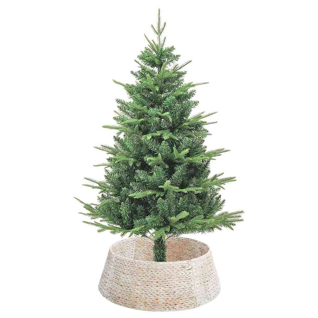 vidaXL Christmas Tree Collar Round White 75 x 75 x 25 cm