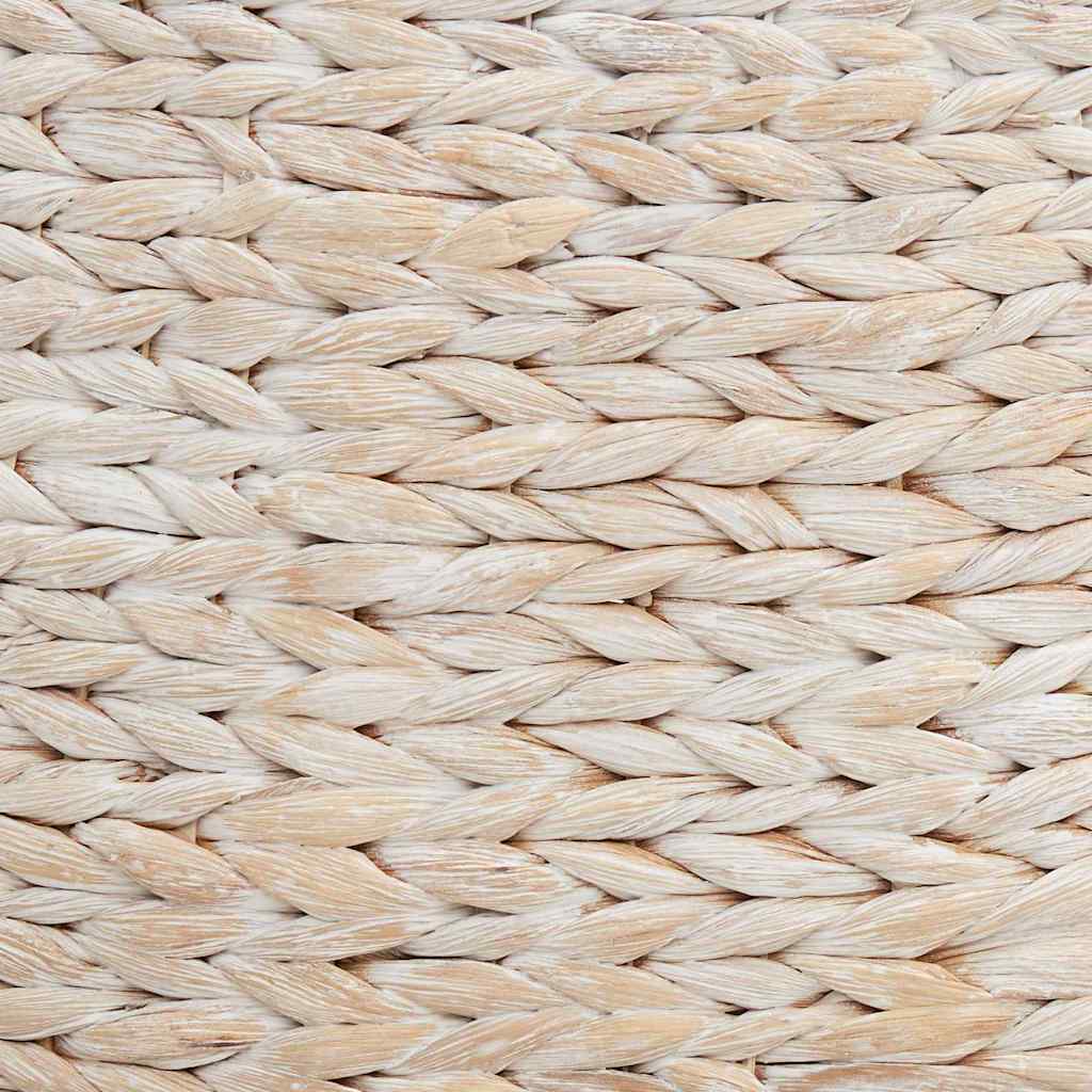 vidaXL Christmas Tree Collar Round White 90 x 90 x 28 cm