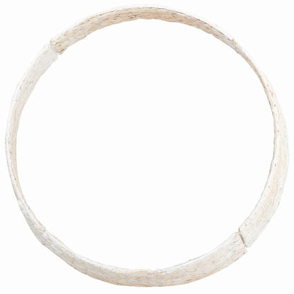 vidaXL Christmas Tree Collar Round White 90 x 90 x 28 cm