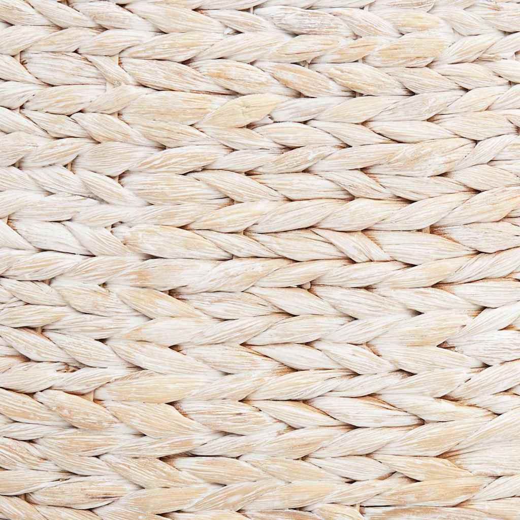 vidaXL Christmas Tree Collar Round White 105 x 105 x 28 cm