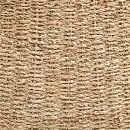 vidaXL Christmas Tree Collar Round Natural 60 x 60 x 22 cm Seagrass