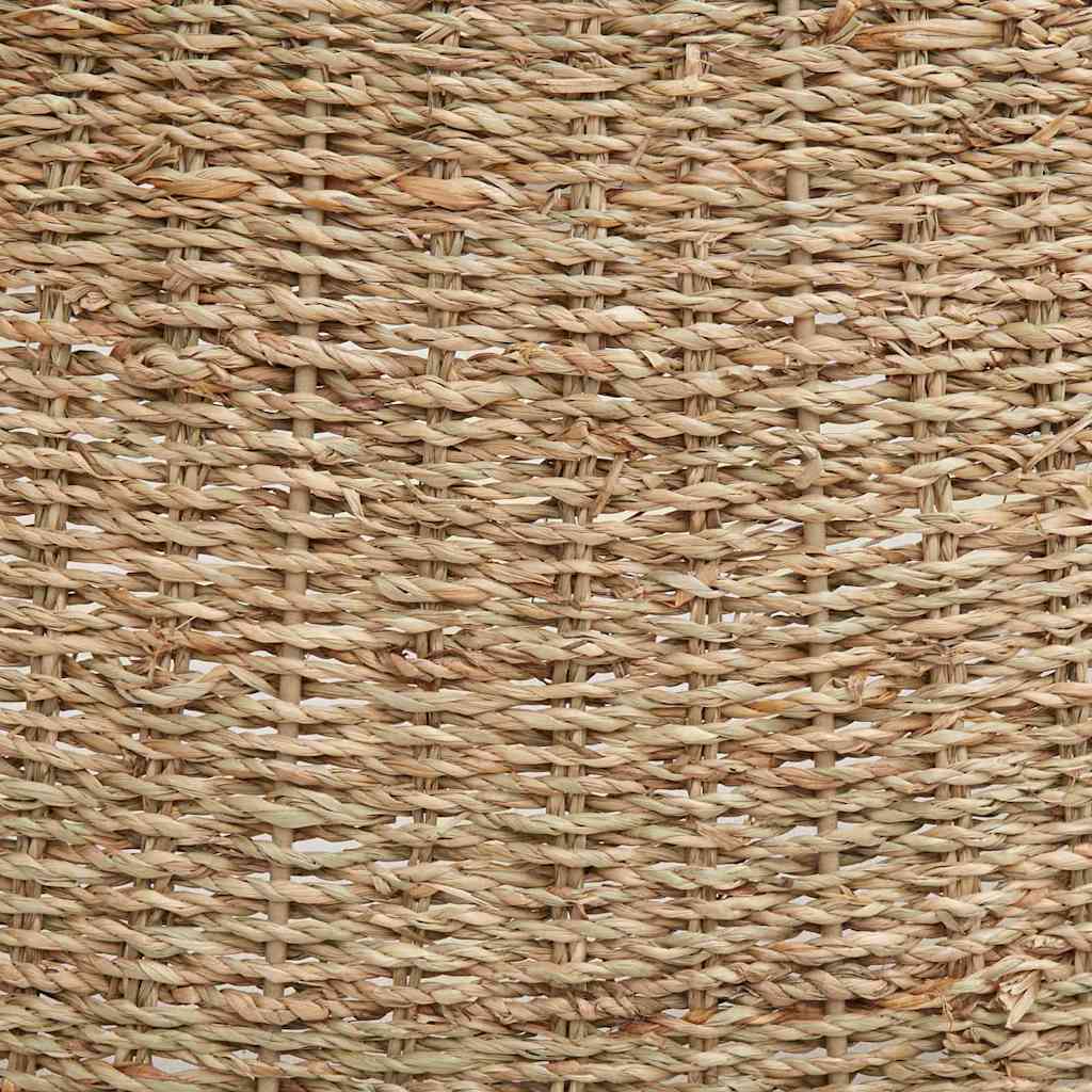 vidaXL Christmas Tree Collar Round Natural 90 x 90 x 28 cm Seagrass