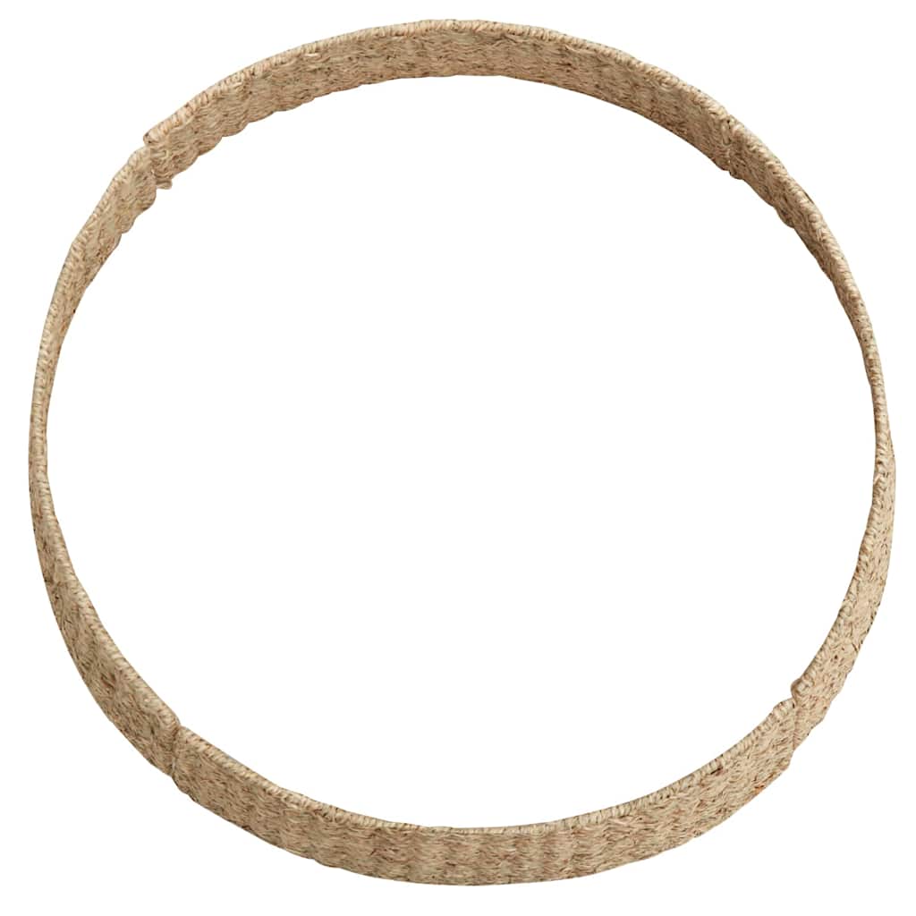 vidaXL Christmas Tree Collar Round Natural 90 x 90 x 28 cm Seagrass