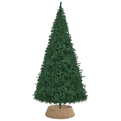 vidaXL Christmas Tree Collar Round Natural 105 x 105 x 28 cm Seagrass