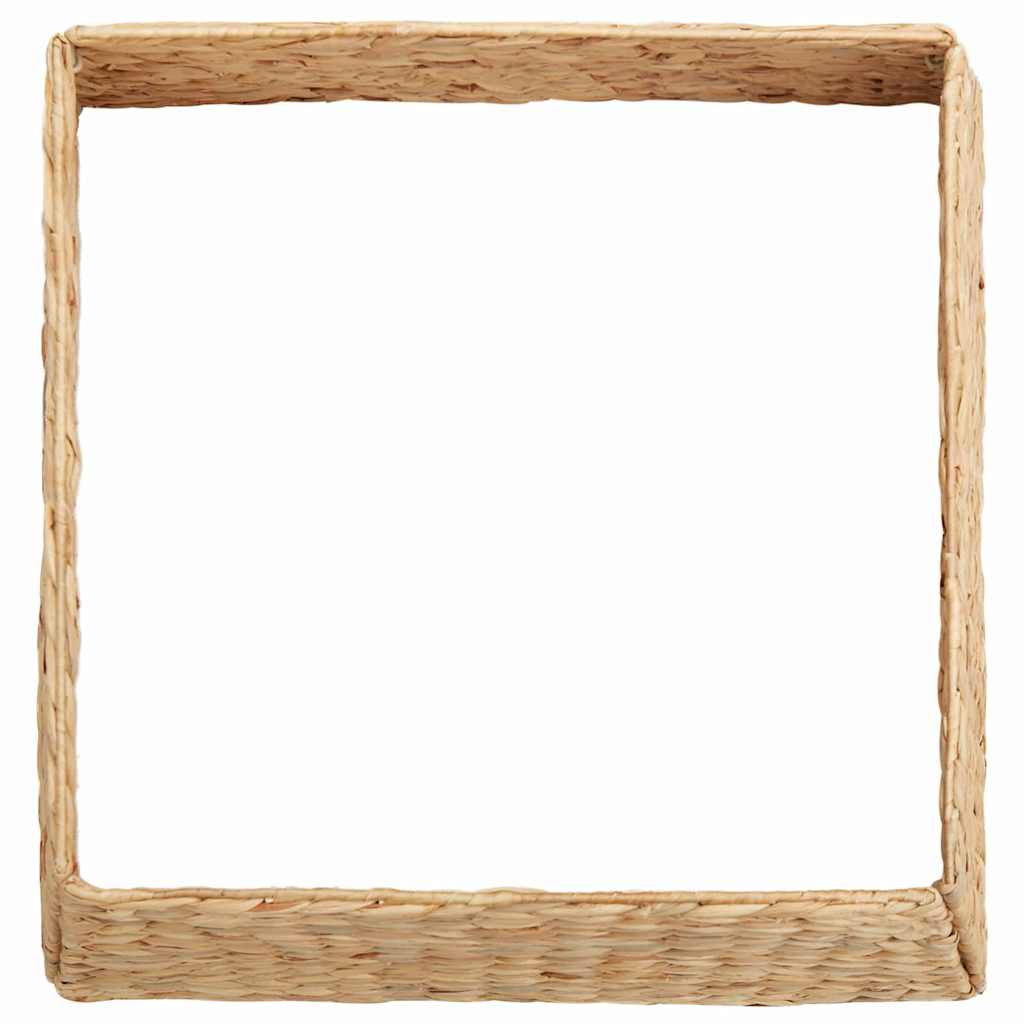 vidaXL Christmas Tree Collar Square Brown 50 x 50 x 25 cm