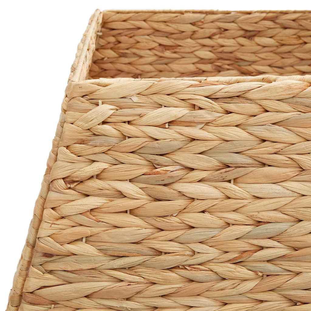 vidaXL Christmas Tree Collar Square Brown 70 x 70 x 28 cm