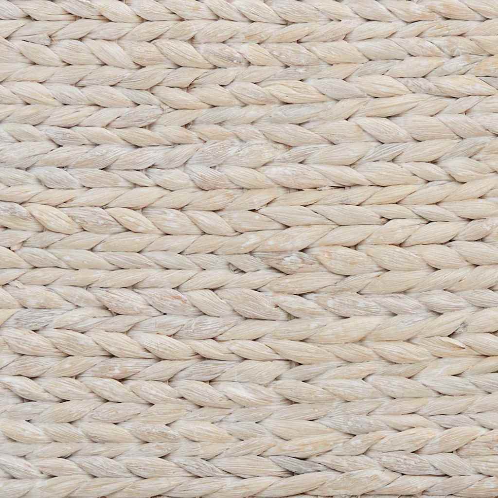vidaXL Christmas Tree Collar White 60 x 60 x 28 cm Water Hyacinth