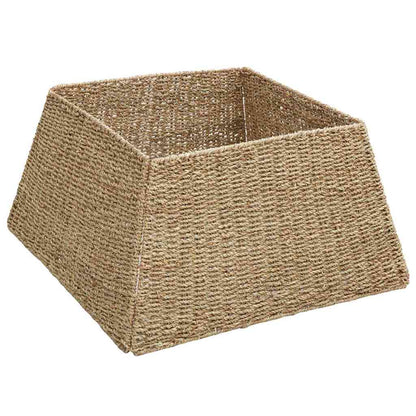 vidaXL Christmas Tree Collar Brown 50 x 50 x 25 cm Seagrass