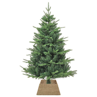 vidaXL Christmas Tree Collar Brown 50 x 50 x 25 cm Seagrass