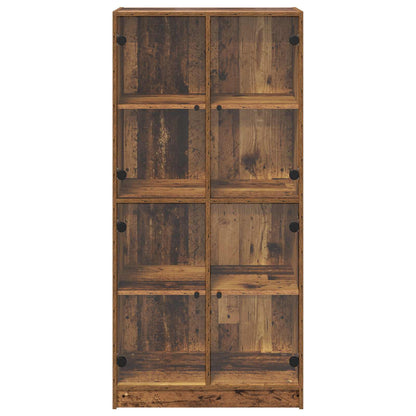 vidaXL Highboard Old Wood 68 x 37 x 142 cm Engineered Wood