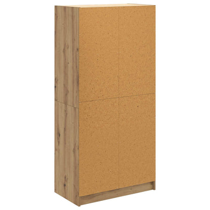 vidaXL Highboard Artisan Oak 68 x 37 x 142 cm Engineered Wood