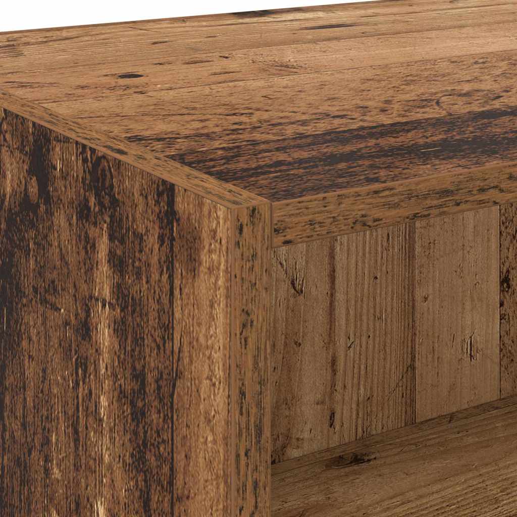 vidaXL Highboard Old Wood 80 x 42.5 x 185 cm Engineered Wood
