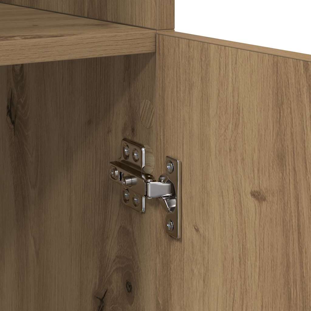 vidaXL Highboard Artisan Oak 80 x 42.5 x 185 cm Engineered Wood