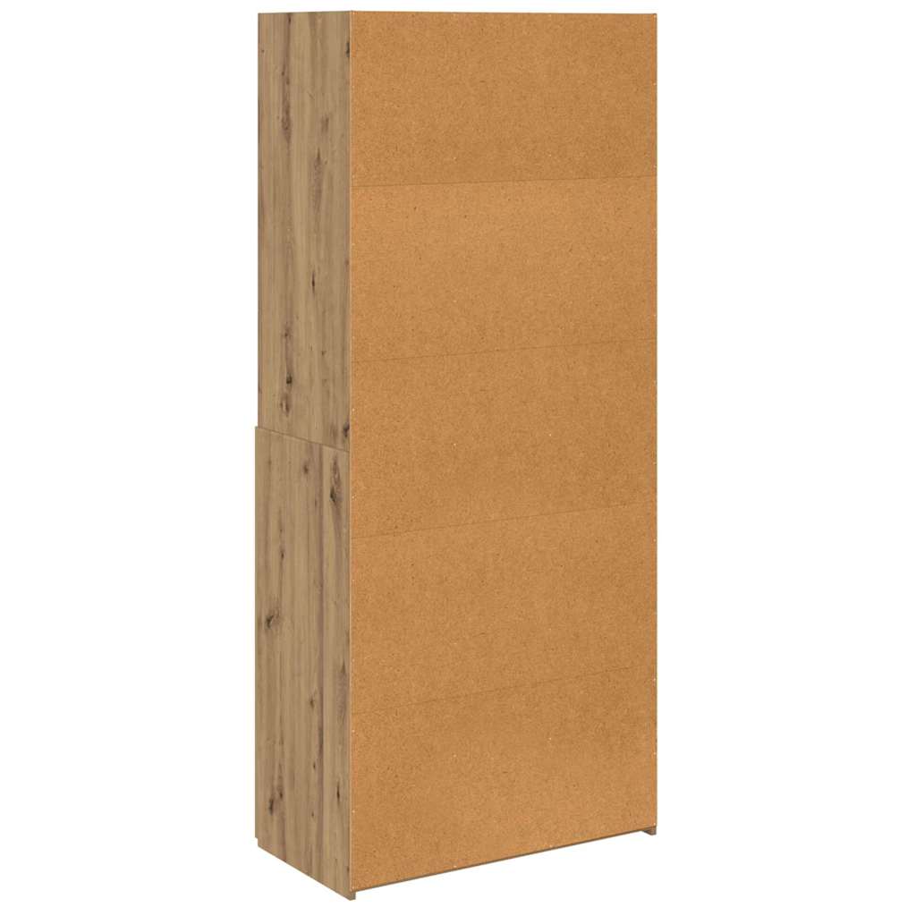 vidaXL Highboard Artisan Oak 80 x 42.5 x 185 cm Engineered Wood