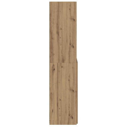 vidaXL Highboard Artisan Oak 80 x 42.5 x 185 cm Engineered Wood
