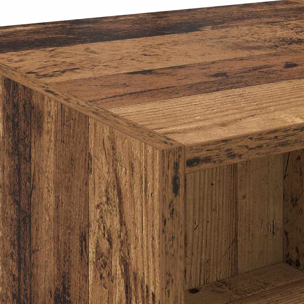 vidaXL Highboard Old Wood 45 x 42.5 x 185 cm Engineered Wood