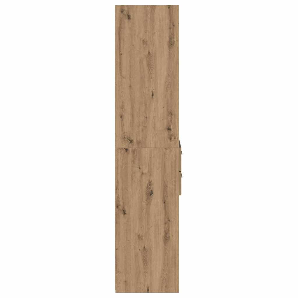 vidaXL Highboard Artisan Oak 45 x 42.5 x 185 cm Engineered Wood