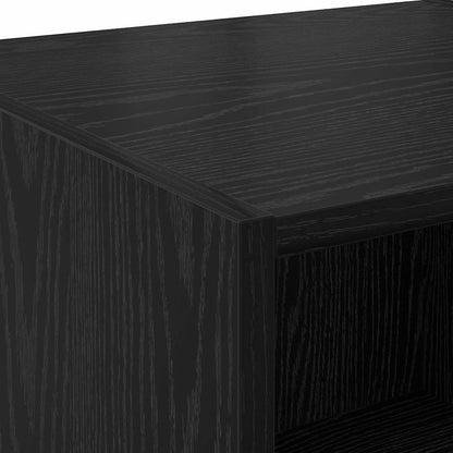 vidaXL Highboard Black Oak 45 x 42.5 x 185 cm Engineered Wood