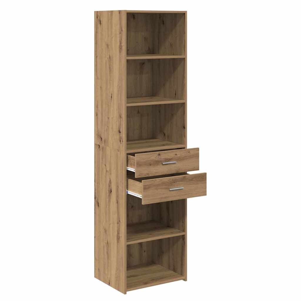 vidaXL Highboard Artisan Oak 50 x 42.5 x 185 cm Engineered Wood