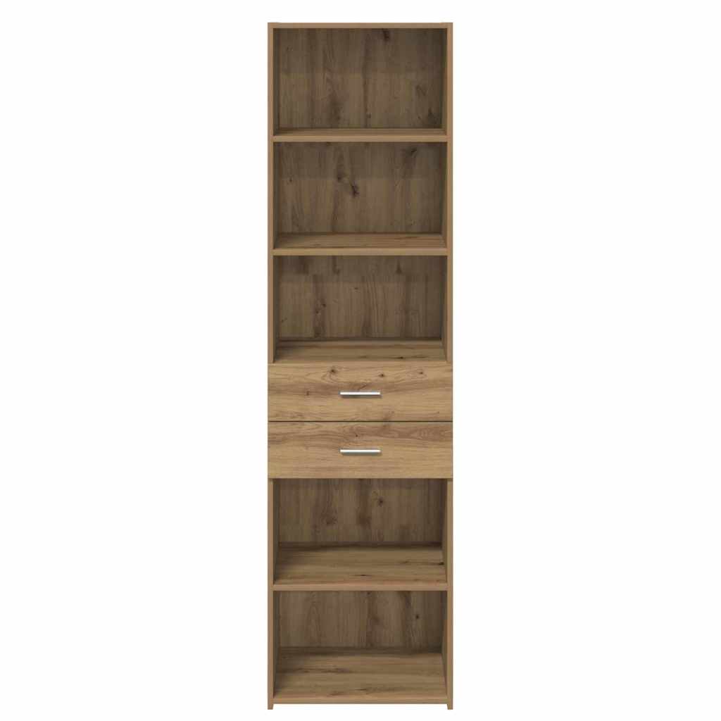 vidaXL Highboard Artisan Oak 50 x 42.5 x 185 cm Engineered Wood