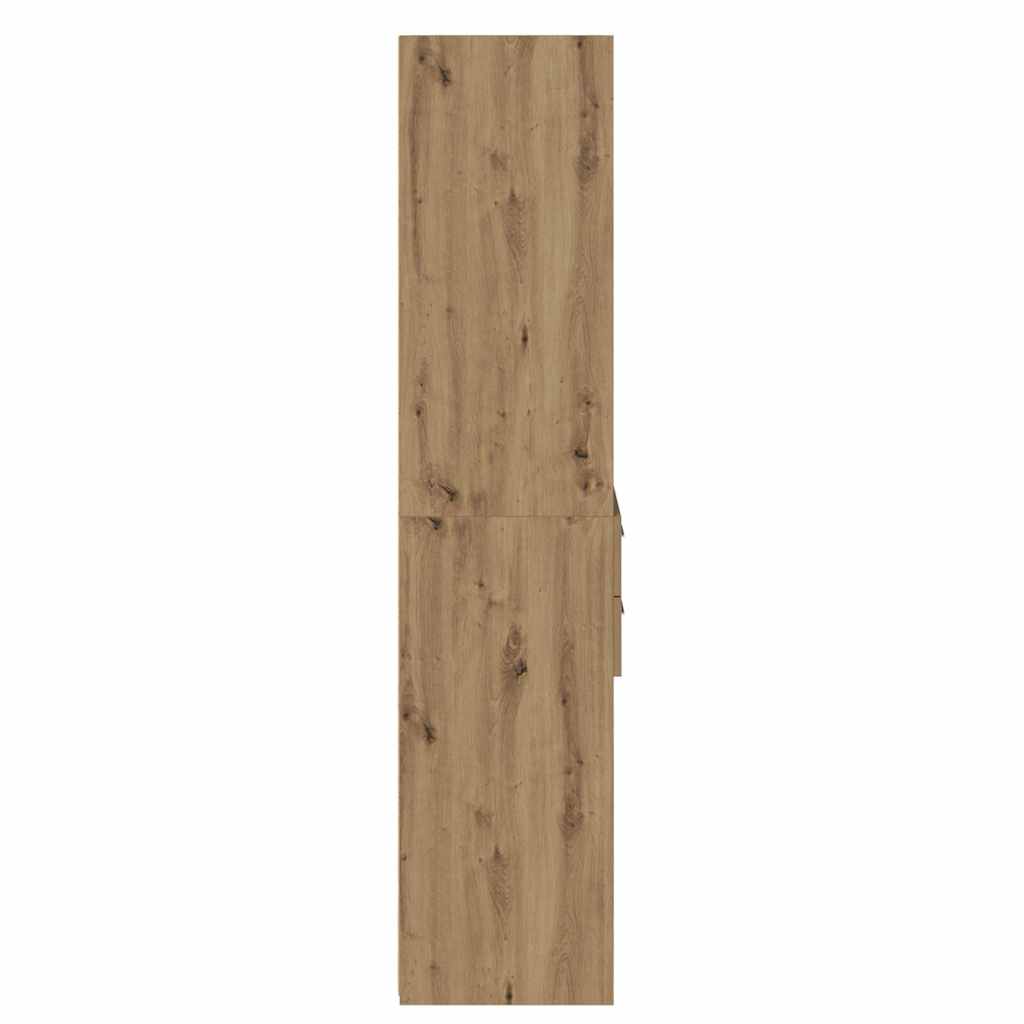 vidaXL Highboard Artisan Oak 50 x 42.5 x 185 cm Engineered Wood