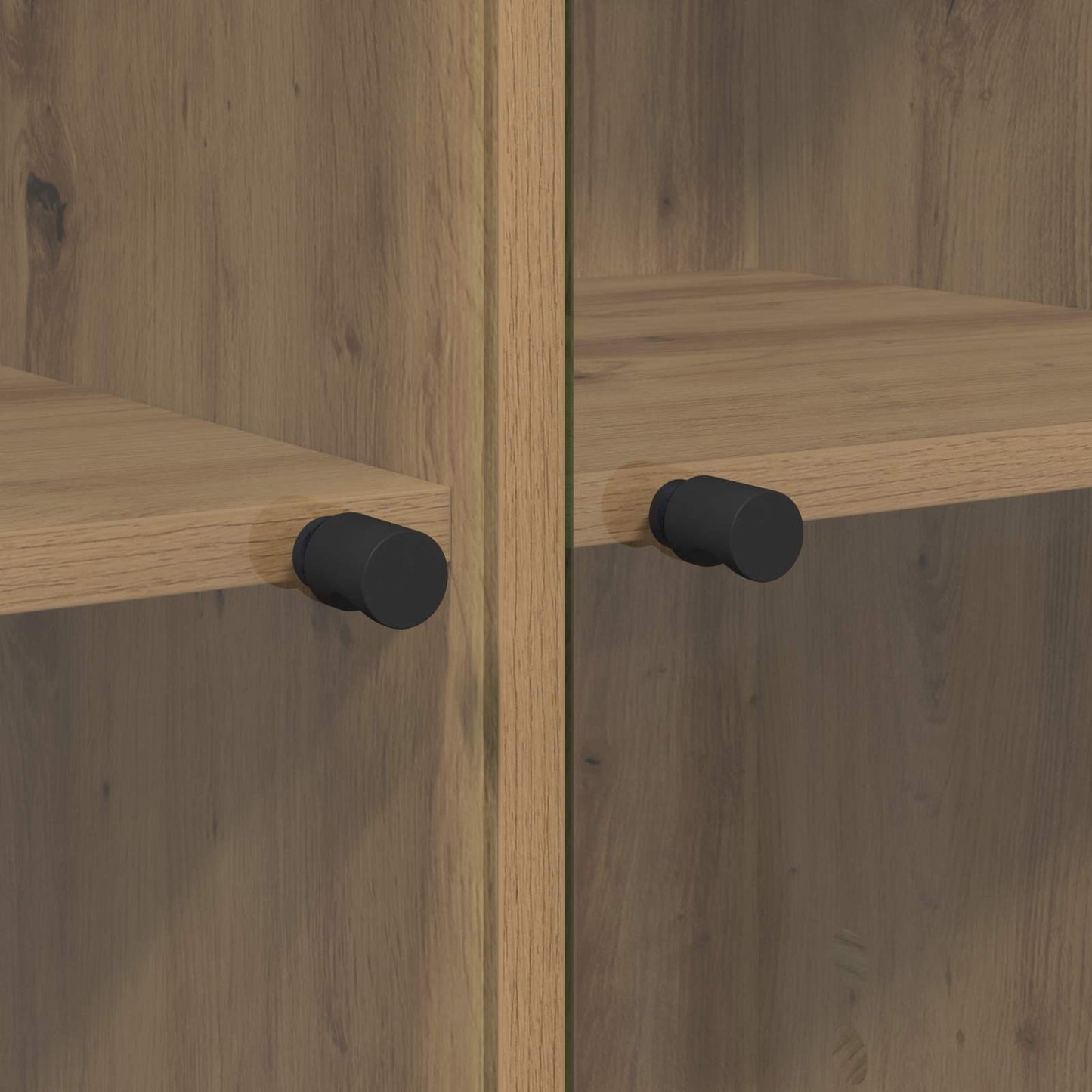 vidaXL Highboard 2 pcs Artisan Oak 68 x 37 x 142 cm Engineered Wood