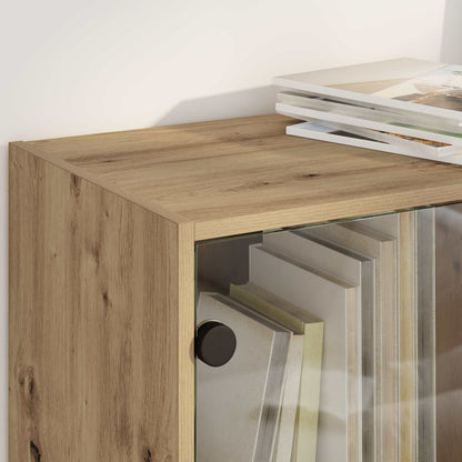 vidaXL Highboard 2 pcs Artisan Oak 68 x 37 x 142 cm Engineered Wood