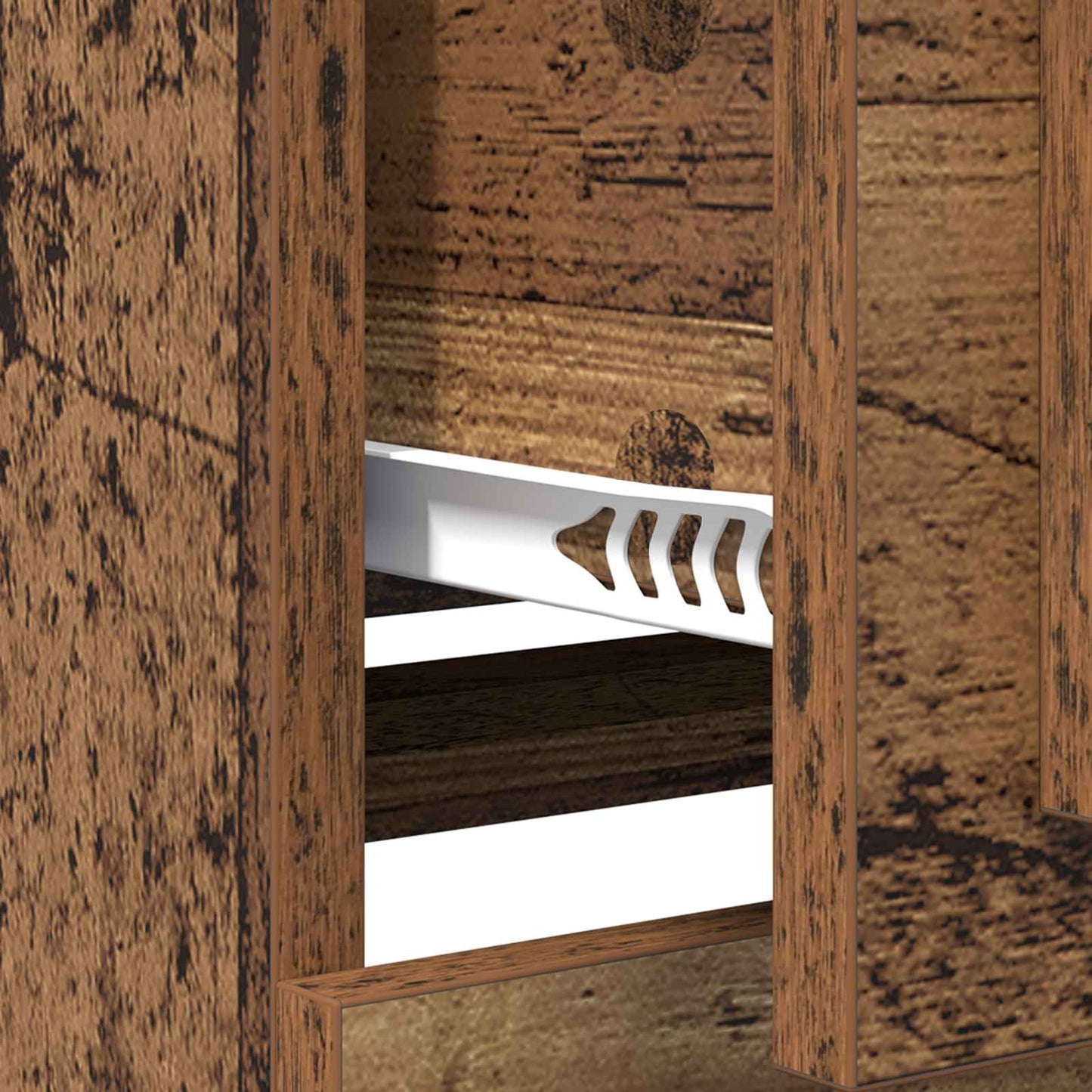 vidaXL Sideboards 3 pcs Old Wood 210 x 35.5 x 67.5 cm Engineered Wood