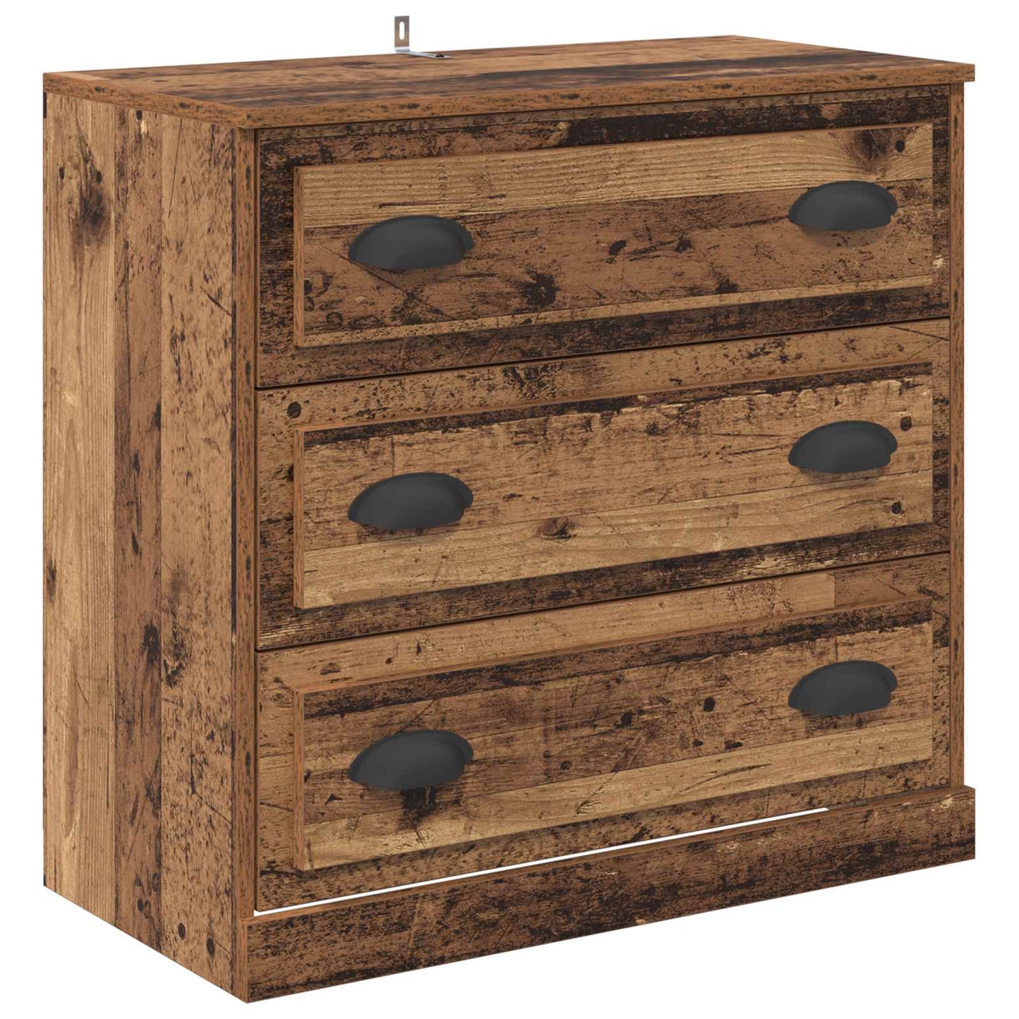 vidaXL Sideboards 3 pcs Old Wood 210 x 35.5 x 67.5 cm Engineered Wood