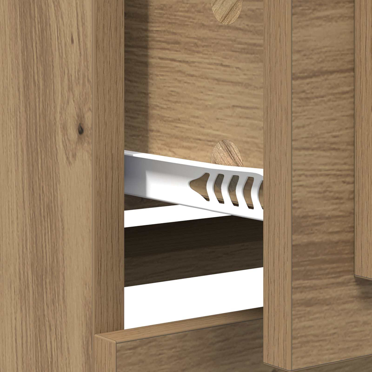 vidaXL Sideboards 3 pcs Artisan Oak 210 x 35.5 x 67.5 cm