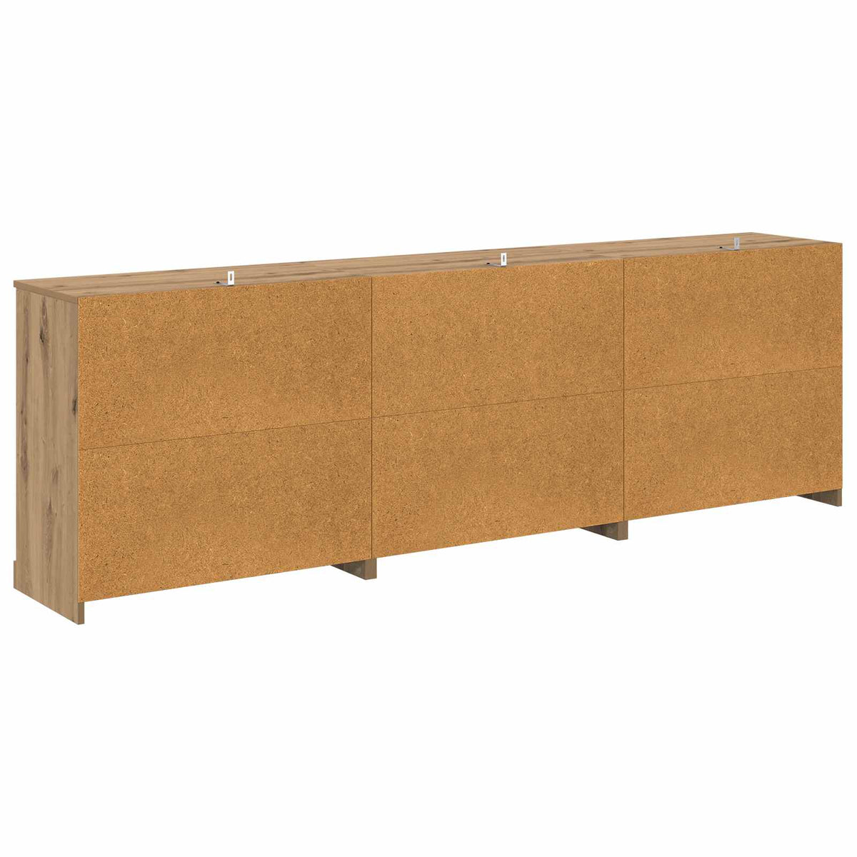 vidaXL Sideboards 3 pcs Artisan Oak 210 x 35.5 x 67.5 cm