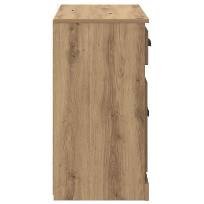 vidaXL Sideboards with Drawer 2 pcs Artisan Oak 70 x 35.5 x 67.5 cm