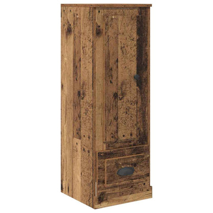 vidaXL Highboard with Drawer 3 pcs Old Wood Engineered Wood