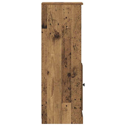 vidaXL Highboard with Drawer 3 pcs Old Wood Engineered Wood