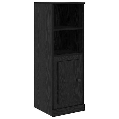 vidaXL Highboard with Drawer 3 pcs Black Oak Engineered Wood