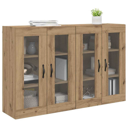 vidaXL Wall Cabinets 2 pcs Artisan Oak 69.5 x 34 x 90 cm