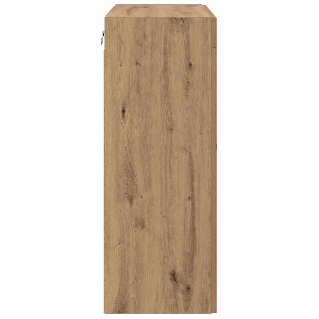vidaXL Wall Cabinets 2 pcs Artisan Oak 69.5 x 34 x 90 cm