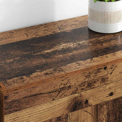 vidaXL Wall-mounted Cabinet 2 pcs Old Wood 69.5 x 34 x 90 cm