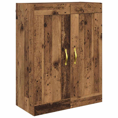 vidaXL Wall-mounted Cabinet 2 pcs Old Wood 69.5 x 34 x 90 cm