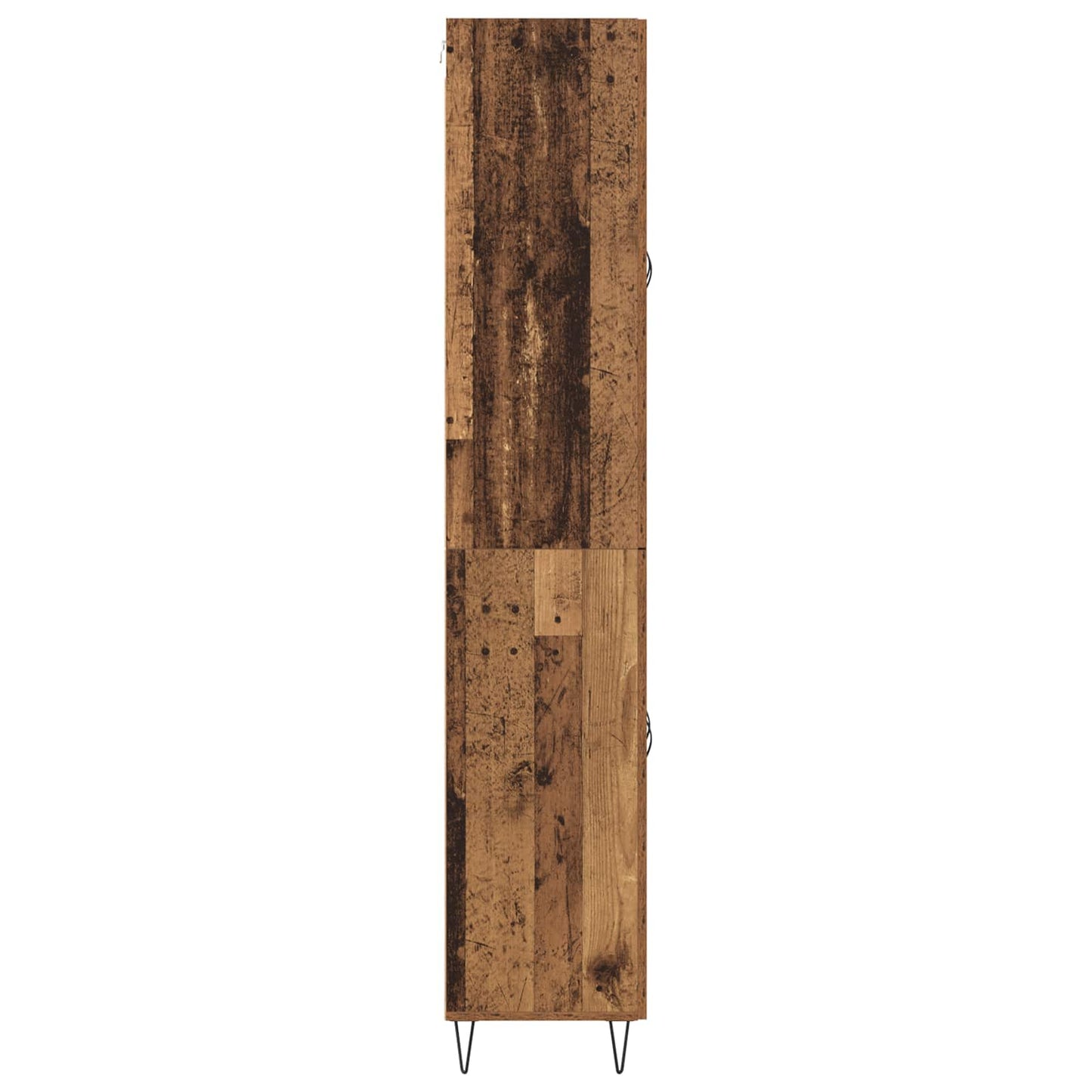 vidaXL Highboard Old Wood 69.5 x 34 x 180 cm Engineered Wood